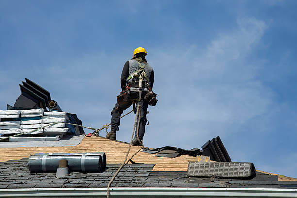 Professional Roof Installation technician working in Biddeford Pool, ME